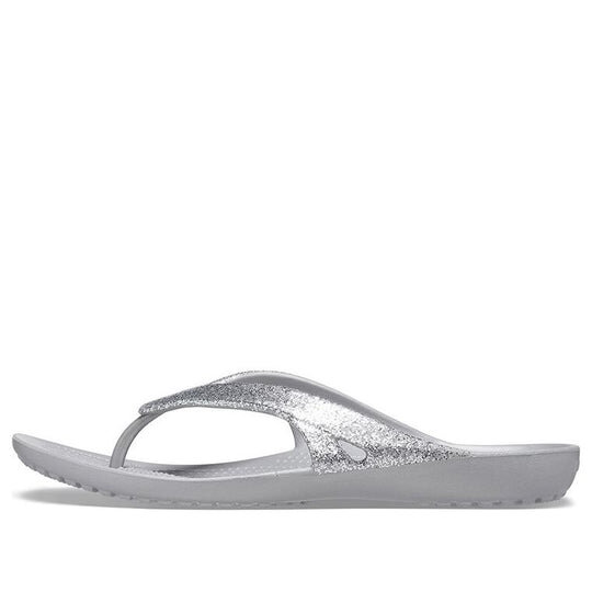 Chaussons de sport minimalistes et confortables Crocs Kadee II, unisexes, argentés, 207314-040