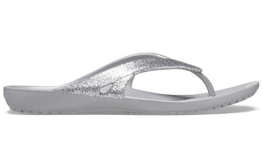 Chaussons de sport minimalistes et confortables Crocs Kadee II, unisexes, argentés, 207314-040