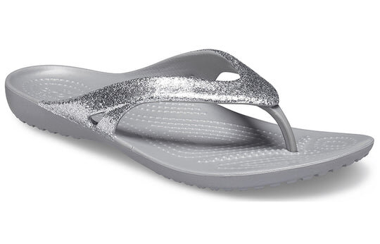 Chaussons de sport minimalistes et confortables Crocs Kadee II, unisexes, argentés, 207314-040