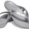 Chaussons de sport minimalistes et confortables Crocs Kadee II, unisexes, argentés, 207314-040