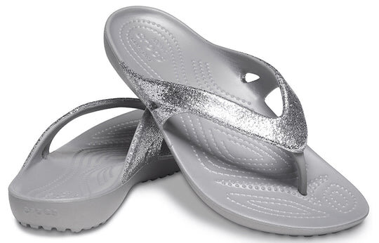 Chaussons de sport minimalistes et confortables Crocs Kadee II, unisexes, argentés, 207314-040