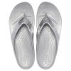 Chaussons de sport minimalistes et confortables Crocs Kadee II, unisexes, argentés, 207314-040