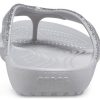 Chaussons de sport minimalistes et confortables Crocs Kadee II, unisexes, argentés, 207314-040