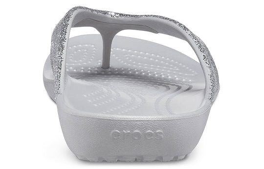 Chaussons de sport minimalistes et confortables Crocs Kadee II, unisexes, argentés, 207314-040