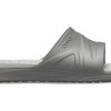 Chaussons de sport plats antidérapants Crocs Reviva Cozy unisexes, gris 205546-0DV