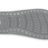 Chaussons de sport plats antidérapants Crocs Reviva Cozy unisexes, gris 205546-0DV