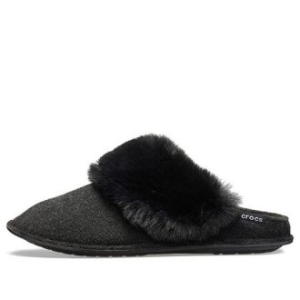 Chaussons Mule Fur Crocs (femmes) « Noir » 205394-001