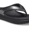 Chaussons noirs à semelle épaisse Crocs (femmes) 206919-001