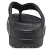 Chaussons noirs à semelle épaisse Crocs (femmes) 206919-001