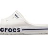 Chaussons unisexes blancs Crocs Bayaband 205392-126