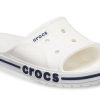 Chaussons unisexes blancs Crocs Bayaband 205392-126