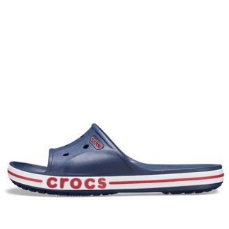 Chaussons unisexes Crocs Bayaband bleu blanc rouge 205392-4CC