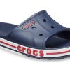 Chaussons unisexes Crocs Bayaband bleu blanc rouge 205392-4CC