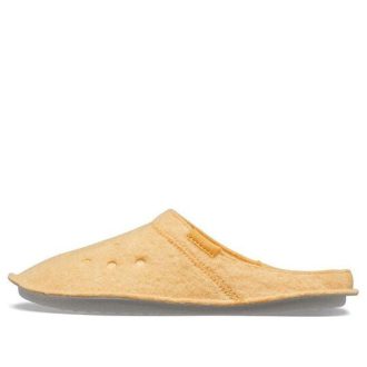 Chaussons unisexes Crocs Classic Casual Thick Stay Warm, jaunes, 203600-838
