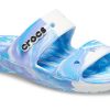 Chaussons unisexes Crocs Classic Clog Marble Beach, blanc et bleu, « Blanc et bleu » 207701-1FK Chaussons unisexes Crocs Classic Clog Marble Beach, blanc et bleu, « Blanc et bleu » 207701-1FK