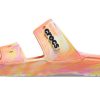 Chaussons unisexes Crocs Classic Clog Marble Beach, rouges et multicolores, « Rouge » 207701-83F Chaussons unisexes Crocs Classic Clog Marble Beach, rouges et multicolores, « Rouge » 207701-83F