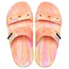 Chaussons unisexes Crocs Classic Clog Marble Beach, rouges et multicolores, « Rouge » 207701-83F Chaussons unisexes Crocs Classic Clog Marble Beach, rouges et multicolores, « Rouge » 207701-83F