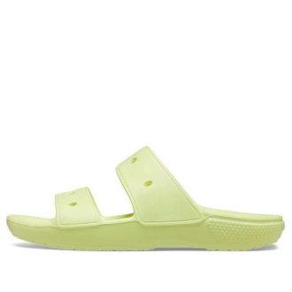 Chaussons unisexes jaunes Crocs Classic Clog Cozy 206761-75U