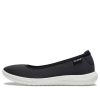 Chaussures basses respirantes et confortables Crocs Reviva pour femme, style sport décontracté, noir et blanc, 205880-066