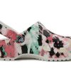 Chaussures Crocs Classic Pattern à épissures multicolores, unisexes, « Noir, rose, vert » 206479-928