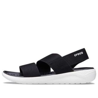 Chaussures Crocs (femmes) Sandales de sport « Noir Blanc » 206081-066