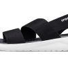 Chaussures Crocs (femmes) Sandales de sport « Noir Blanc » 206081-066