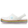 Chaussures Crocs (GS) Crocband Rainbow « Blanc Multi » 206751-100