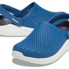 Chaussures Crocs LiteRide Flash, sandales unisexes bleues 204592-4SB