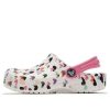Chaussures Crocs (PS) à motifs multicolores blanches 207000-100