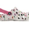 Chaussures Crocs (PS) à motifs multicolores blanches 207000-100