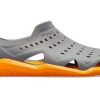 Chaussures Crocs Swiftwater Wave « Gris ardoise, orange flamboyant » 203963-0FR