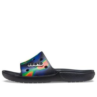 Chaussures décontractées Crocs unisexes, noir et bleu foncé, 207557-089