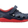 Chaussures de jeu Crocs (GS) Swiftwater « Marine Rouge » 204989-410