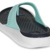 Chaussures de plage confortables Crocs LiteRide unisexes, bleues, 205182-4KP