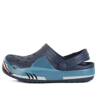 Chaussures de plage Crocs (PS) Funny Shark Bleu profond 206159-410