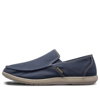 Chaussures de sport décontractées et respirantes antidérapantes Crocs Santa Cruz, bleu foncé 202972-4BM Chaussures de sport décontractées et respirantes antidérapantes Crocs Santa Cruz, bleu foncé 202972-4BM