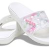 Claquettes Crocs Classic Bleach Dye « Blanc Rose » 207411-94S