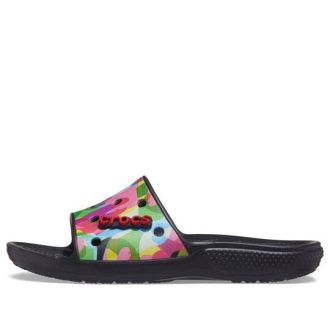 Claquettes Crocs Classic Bubble Block « Noir Multi » 207408-0C4