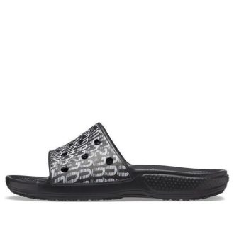 Claquettes Crocs Classic Logo Motion « Noir et blanc » 206124-066
