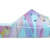 Claquettes Crocs Classic à plateforme et imprimé palmier (femmes) « Bleu multicolore » 208607-4NQ