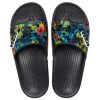 Claquettes Crocs Classic Tie-Dye Graphic « Noir » 206520-988