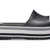 Claquettes Crocs Crocband à plateforme « Noir, gris, blanc » 205693-001