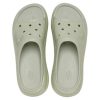 Claquettes Crocs (femmes) Crush High Shine « Vert clair » 209648-3VS