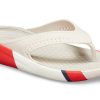 Claquettes Crocs LiteRide Colorblock « Blanc Rouge » 205625-6PL