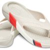 Claquettes Crocs LiteRide Colorblock « Blanc Rouge » 205625-6PL