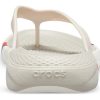 Claquettes Crocs LiteRide Colorblock « Blanc Rouge » 205625-6PL