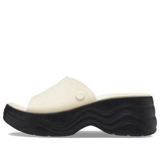 Claquettes Crocs Skyline (femmes) « Vanille Noir » 208182-1LG