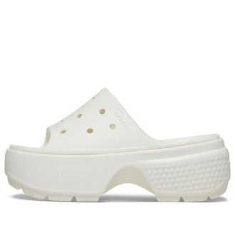 Claquettes Crocs Stomp (femmes) « Blanc » 209346-0WV