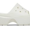 Claquettes Crocs Stomp (femmes) « Blanc » 209346-0WV