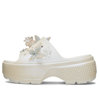 Claquettes Crocs Stomp (femmes) « Blanc » 210180-100